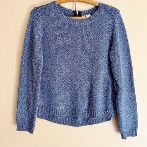H&M Divided Blue Sparkle Knit Sweater